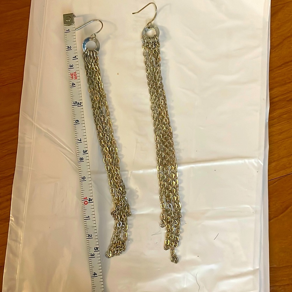 Hanging earrings